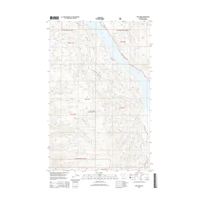 2014 Map of Yew Creek, 2014 Print