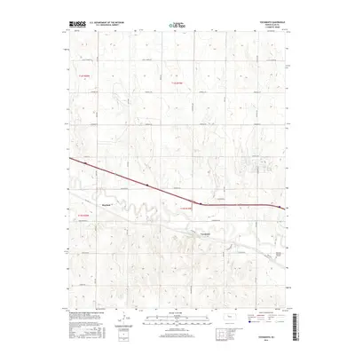 2016 Map of Yocemento, 2016 Print