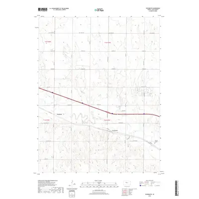 2018 Map of Yocemento, 2018 Print