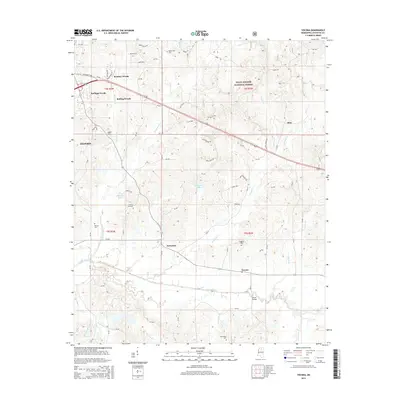 2015 Map of Yocona, 2015 Print