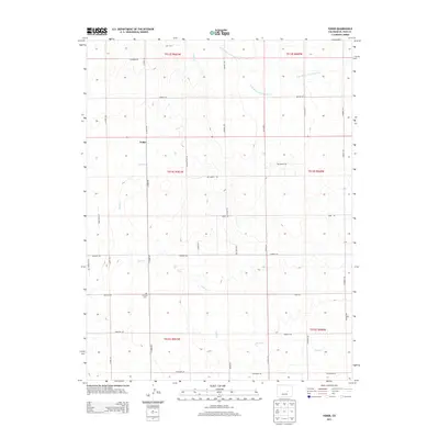 2013 Map of Yoder, 2013 Print
