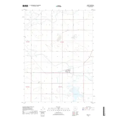 2017 Map of Yoder, 2017 Print
