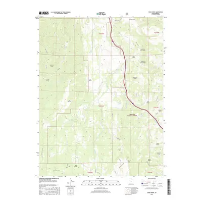 2017 Map of Yogo Creek, 2017 Print
