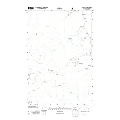 2011 Map of Yogo Peak, 2011 Print