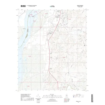 2018 Map of Yokena, 2018 Print