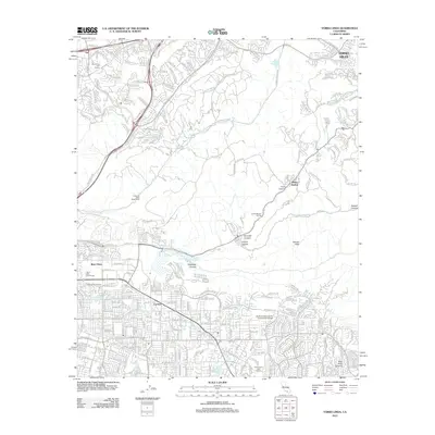 2012 Map of Yorba Linda, 2012 Print
