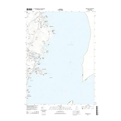 2014 Map of York Beach, 2014 Print