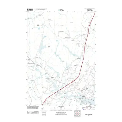 2011 Map of York Harbor, 2011 Print