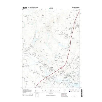 2014 Map of York Harbor, 2014 Print