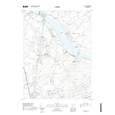 2019 Map of York Haven, 2019 Print