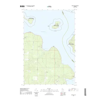 2018 Map of York Island, 2018 Print