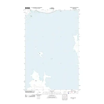 2011 Map of York Island, 2011 Print