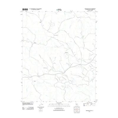 2012 Map of York Mountain, 2012 Print