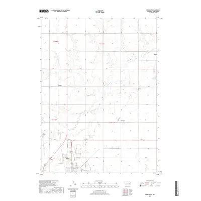 2017 Map of York North, 2017 Print