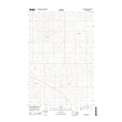 2014 Map of York Reservoir, 2014 Print