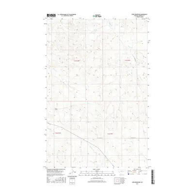 2017 Map of York Reservoir, 2017 Print