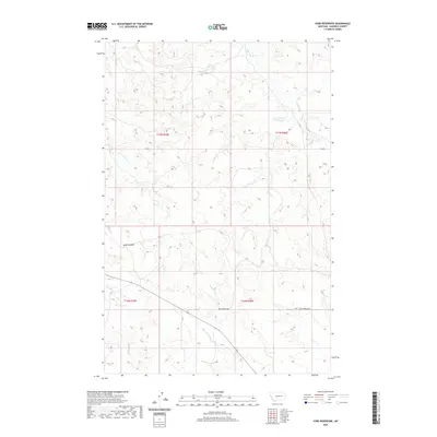 2020 Map of York Reservoir, 2020 Print