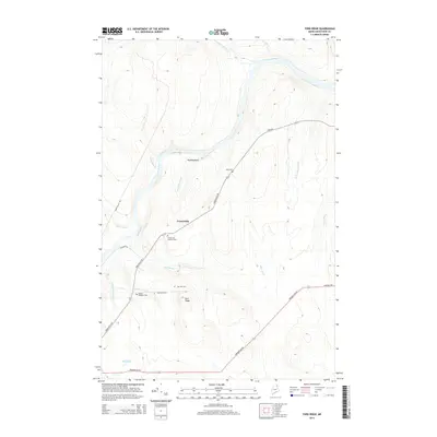 2014 Map of York Ridge, 2014 Print