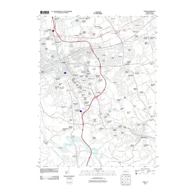 2010 Map of York, 2010 Print