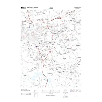 2013 Map of York, 2013 Print