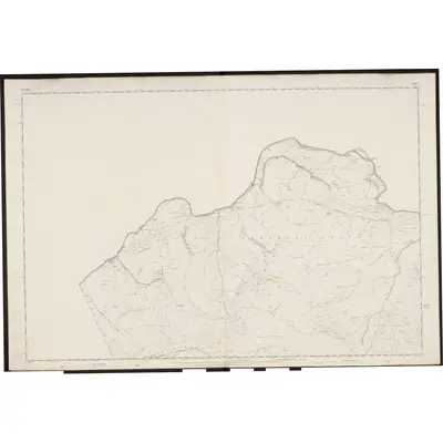 1854 Map of Yorkshire 1, 1856 Print