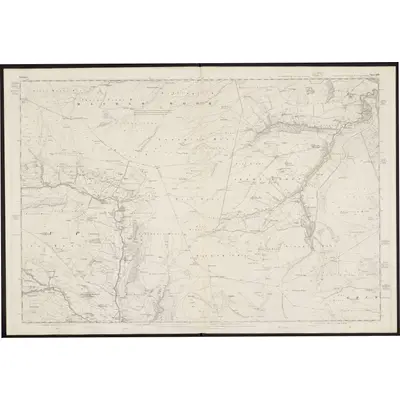 1848 Map of Yorkshire 100, 1856 Print