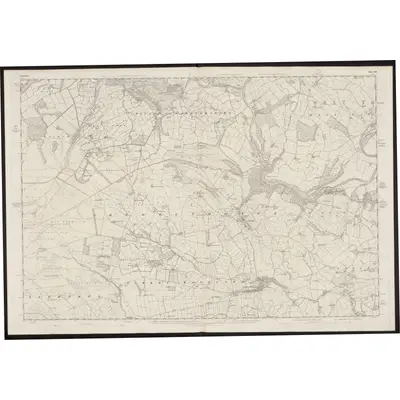 1849 Map of Yorkshire 101, 1856 Print