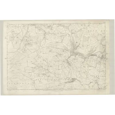 1849 Map of Yorkshire 101, 1856 Print