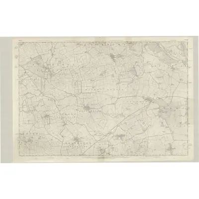 1853 Map of Yorkshire 104, 1856 Print