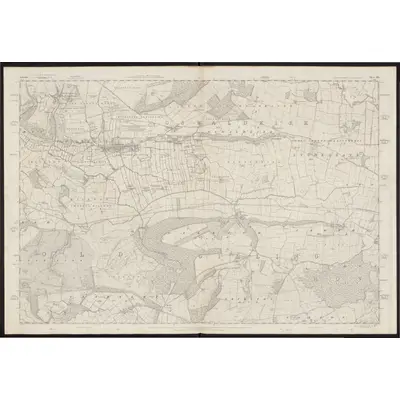1854 Map of Yorkshire 105, 1856 Print