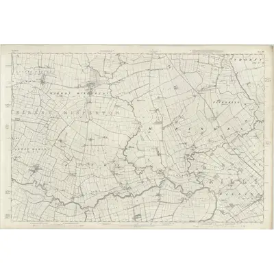1848 Map of Yorkshire 107, 1854 Print