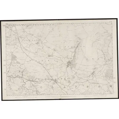 1846 Map of Yorkshire 113, 1851 Print