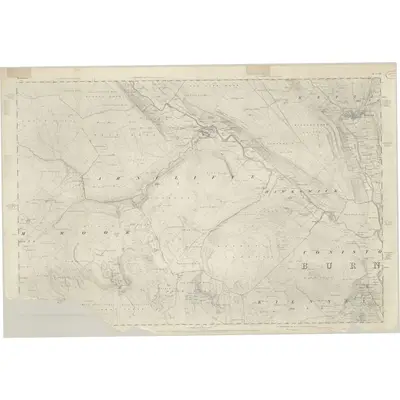 1847 Map of Yorkshire 115, 1851 Print