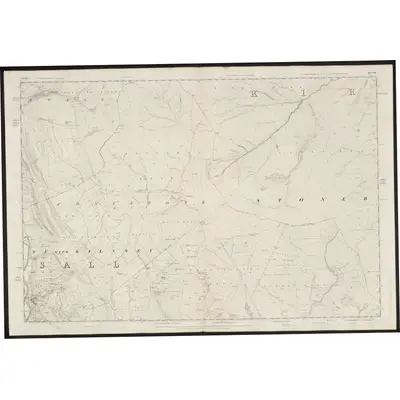 1844 Map of Yorkshire 116, 1852 Print