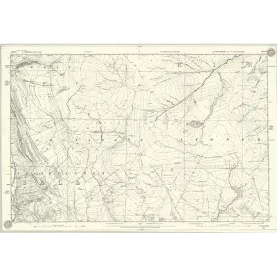 1844 Map of Yorkshire 116, 1852 Print