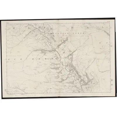 1849 Map of Yorkshire 117, 1853 Print
