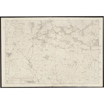1852 Map of Yorkshire 122, 1856 Print