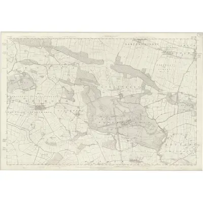 1852 Map of Yorkshire 123, 1856 Print