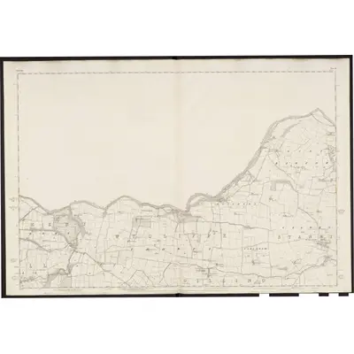 1854 Map of Yorkshire 13, 1857 Print