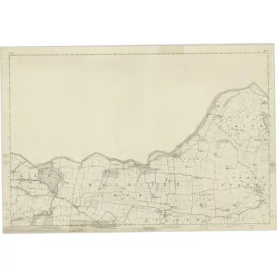 1854 Map of Yorkshire 13, 1857 Print