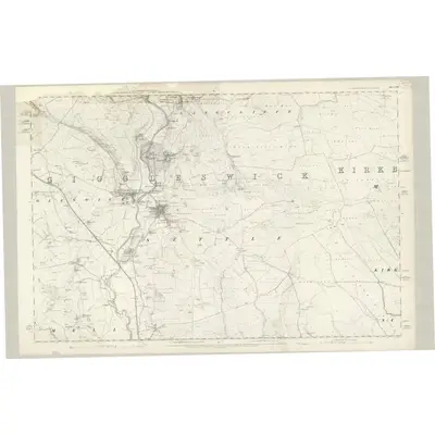 1847 Map of Yorkshire 132, 1851 Print