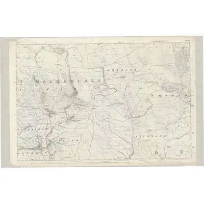 1847 Map of Yorkshire 133, 1852 Print