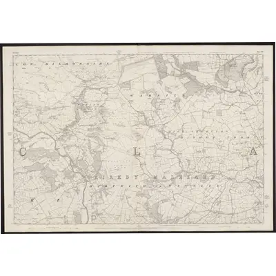 1848 Map of Yorkshire 136, 1854 Print
