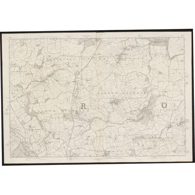 1848 Map of Yorkshire 137, 1856 Print