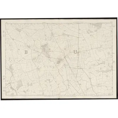 1848 Map of Yorkshire 139, 1856 Print