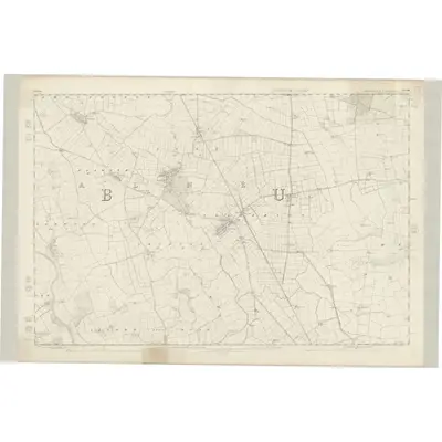 1848 Map of Yorkshire 139, 1856 Print