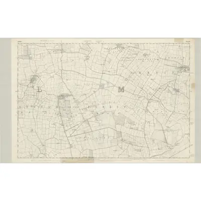 1851 Map of Yorkshire 140, 1856 Print