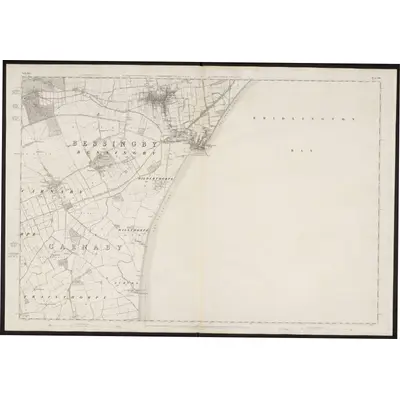 1849 Map of Yorkshire 146, 1854 Print