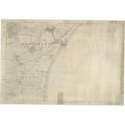 1849 Map of Yorkshire 146, 1854 Print