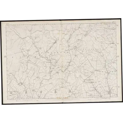 1847 Map of Yorkshire 148, 1850 Print